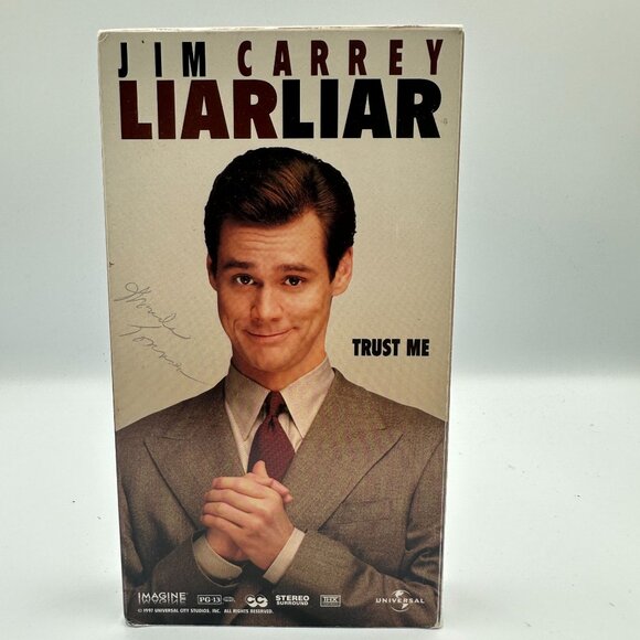 Liar Liar (VHS 1997) Starring Jim Carrey PG-13 Comedy Classic Universal Studios - Picture 1 of 3